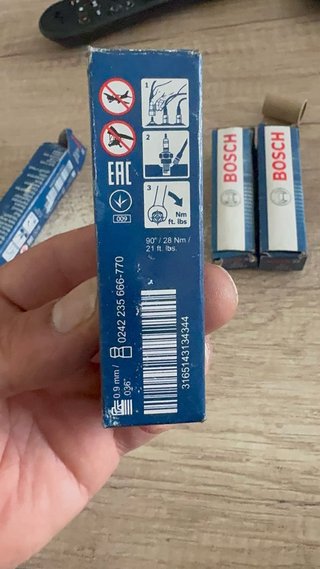Bujías Bosch FR7DC+ para Renault Clio II 1.2