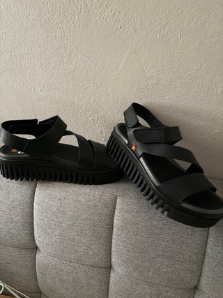 Sandalias ART Piel Mujer Negras