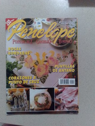 Lote de revistas vintage de bordados.Buen estado