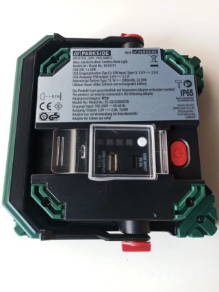 Linterna Parkside recargable PAAL 6000 C3