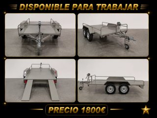 Remolque plataforma batea
