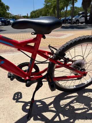 Bicicleta Neon Roja Infantil