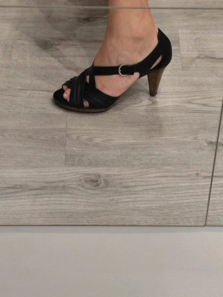 Sandalias Geox Tacón Negro