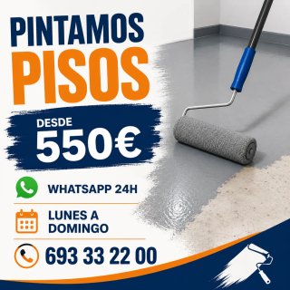 Pintamos pisos desde 550€