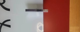 Lámpara moderna cristal y metal
