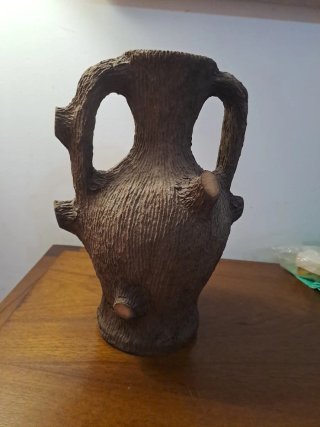 Jarrón Cerámica Diseño Árbol