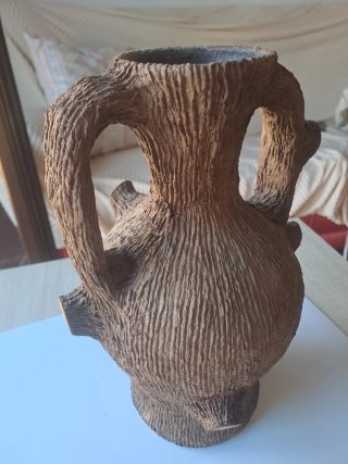 Jarrón Cerámica Diseño Árbol