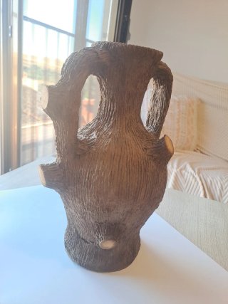 Jarrón Cerámica Diseño Árbol