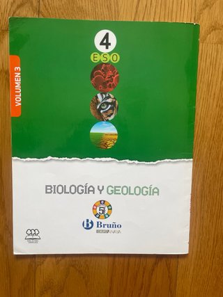 Libros de Biología y Geología, 4 eso