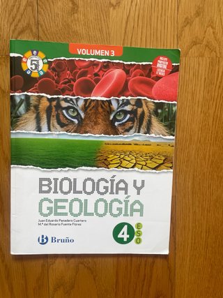 Libros de Biología y Geología, 4 eso