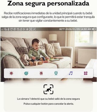 Vigilabebés Momcozy BM03S con Visión Nocturna y VO