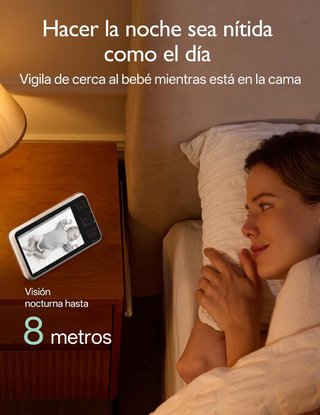 Vigilabebés Momcozy BM03S con Visión Nocturna y VO