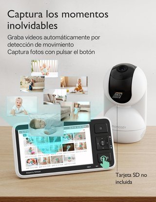 Vigilabebés Momcozy BM03S con Visión Nocturna y VO