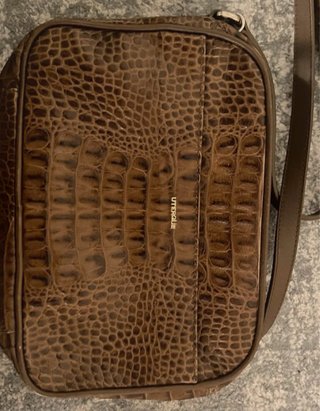 Bolso Uterqüe Marrón Cocodrilo