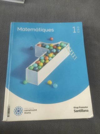 libro de primero de la ESO de matemáticas