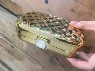 Bolso de fiesta dorado
