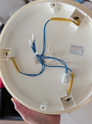 Plafón infantil LED 3 focos búhos