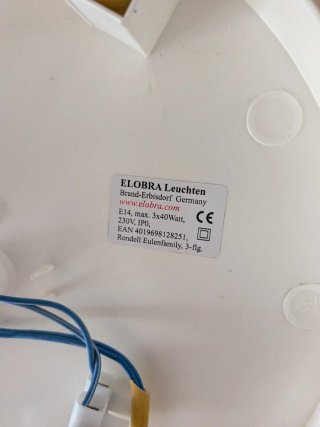 Plafón infantil LED 3 focos búhos