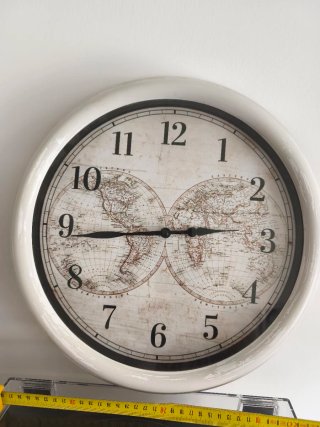 Reloj de Pared Decorativo Mapa Mundo