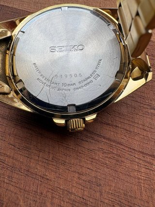 Reloj Seiko Dorado/Plateado Hombre