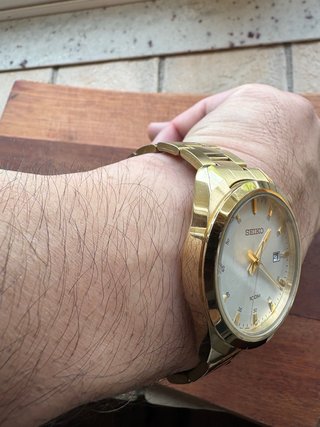 Reloj Seiko Dorado/Plateado Hombre