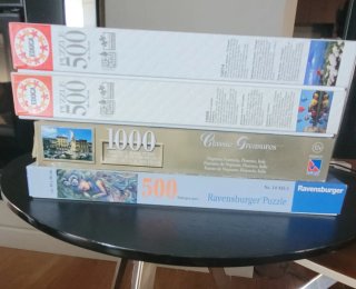 Lote 4 puzzles Educa 500 piezas