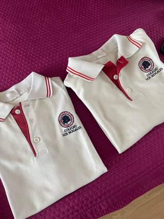 2 Polos Colegio Los Nogales