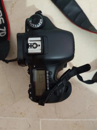 Canon EOS7D + mochila + tarjetas + trípode + lente