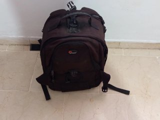 Canon EOS7D + mochila + tarjetas + trípode + lente