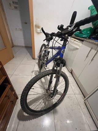Bicicleta de Montaña  aluminio di color azul
