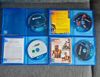 Mandos PS4 y Juegos FIFA 21, 22, 23 y FC25