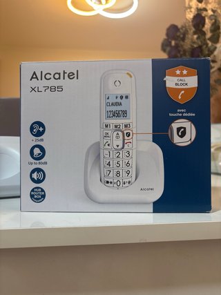 Telefono cordless Alcatel XL785 bianco