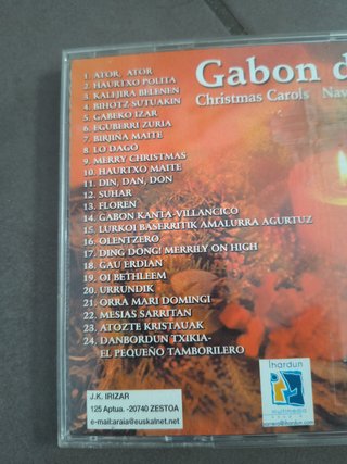 CD Melodías de Navidad Juan Carlos Irizar