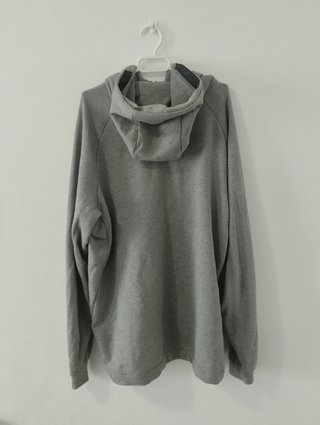 Sudadera Nike Gris con Capucha y Cremallera