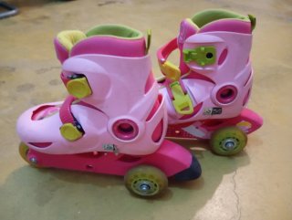 Patines Oxelo niña Talla 26-28 Rosa