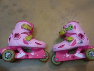Patines Oxelo niña Talla 26-28 Rosa