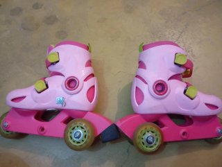 Patines Oxelo niña Talla 26-28 Rosa