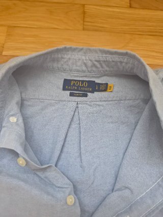Camisa Ralph Lauren Azul y Blanca
