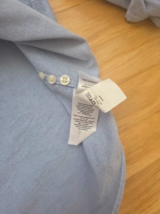 Camisa Ralph Lauren Azul y Blanca