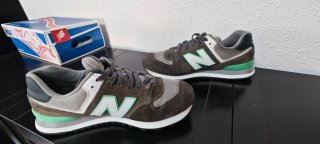 New Balance ML574CPF Talla 42 gris/Verde