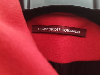 Abrigo Comptoir des Cotonniers Rojo