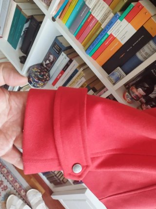 Abrigo Comptoir des Cotonniers Rojo
