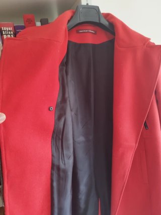 Abrigo Comptoir des Cotonniers Rojo