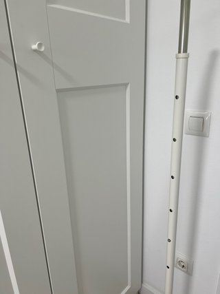 Burro perchero blanco