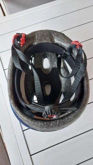 Caschetto bici bambino blu