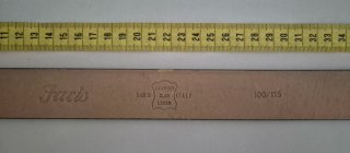 Cinturón de cuero Facis 100/115