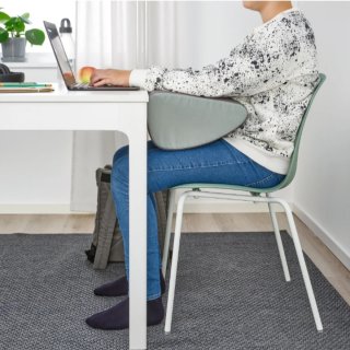 Reposapiés ergonómico Ikea gris/azul