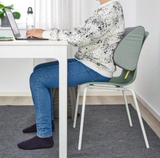 Reposapiés ergonómico Ikea gris/azul