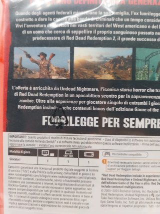 Red Dead Redemption Nintendo Switch Sigillato
