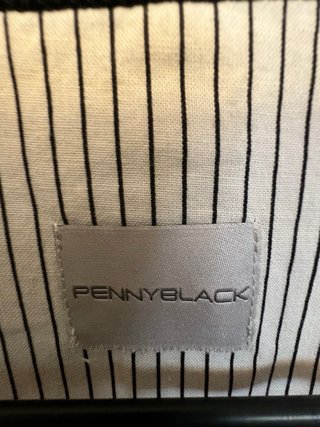 Americana punto azul oscuro